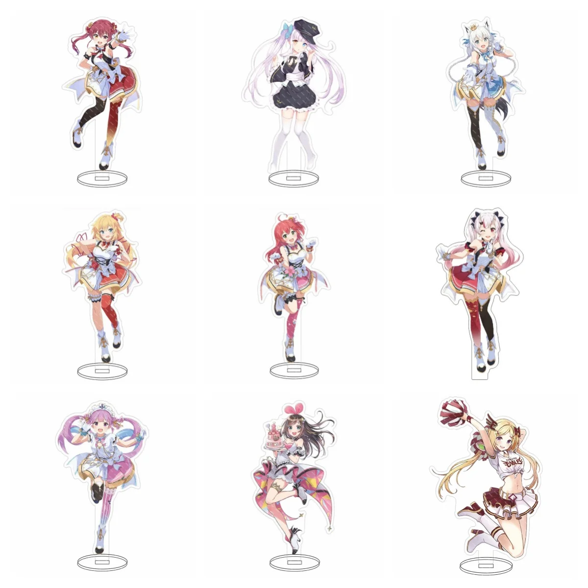 Hot Anime Hololive Vtuber Acrylic Figure Stand Action Figure Desktop Figure Stand  Model Goods Toy Gift Model Toy Gift