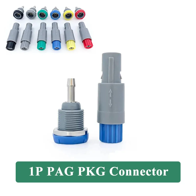 Plastic 1P PAG PKG Air Aviation Plug Socket Compatible with REMO Connector Single Core Blood Pressure Head Medical Plugs