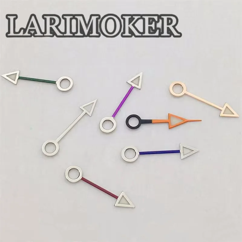 LARIMOKER13MM DG3804 GMT Watch Hands Gold Yellow Purple Silver Black Red Blue Green White Orange Blue Watch Hands Green Luminous