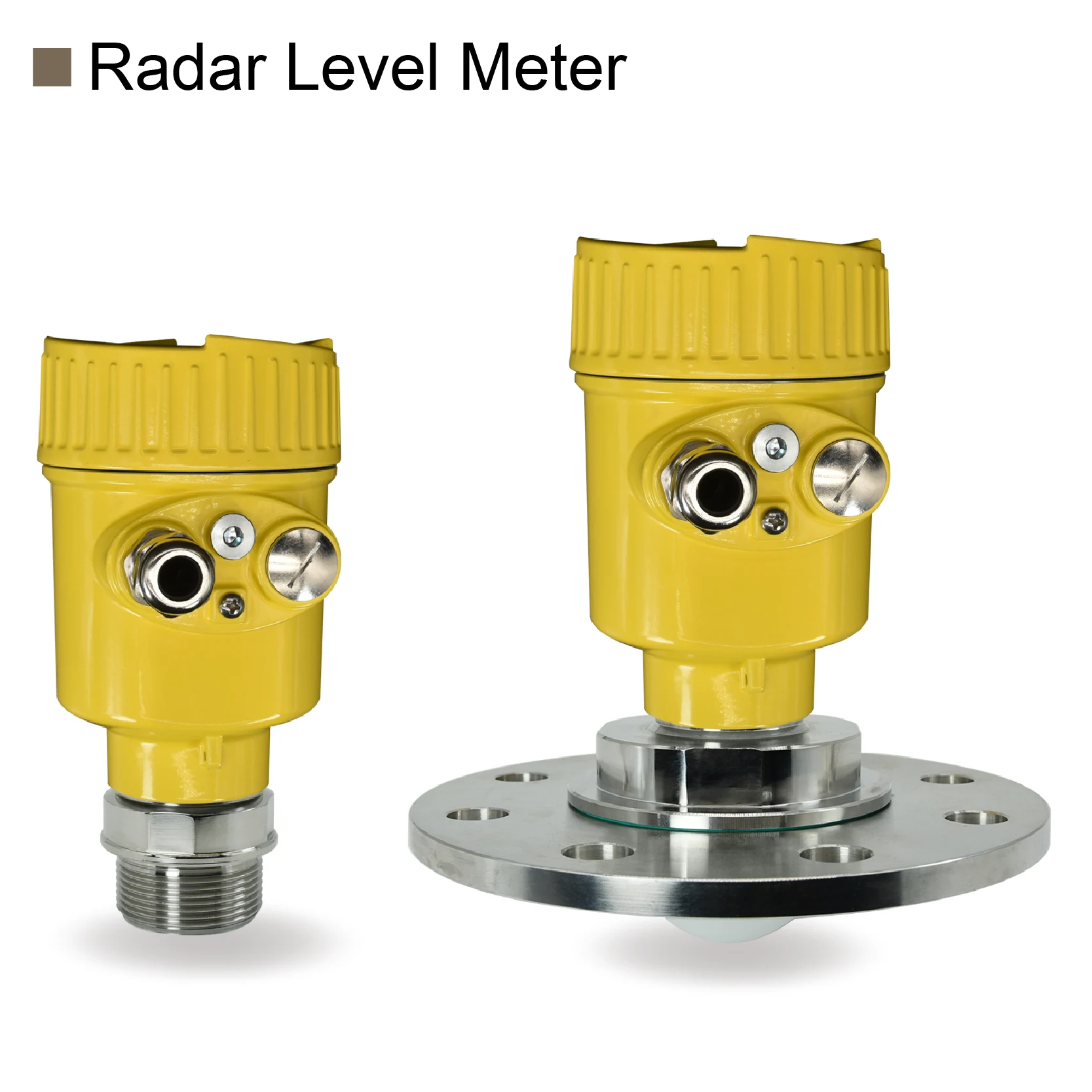 Radar Level Meter Non-Contact Liquid Level Sensor Guided Wave Radar Level Transmitter Microwave Level Gauge for Tanks and Water