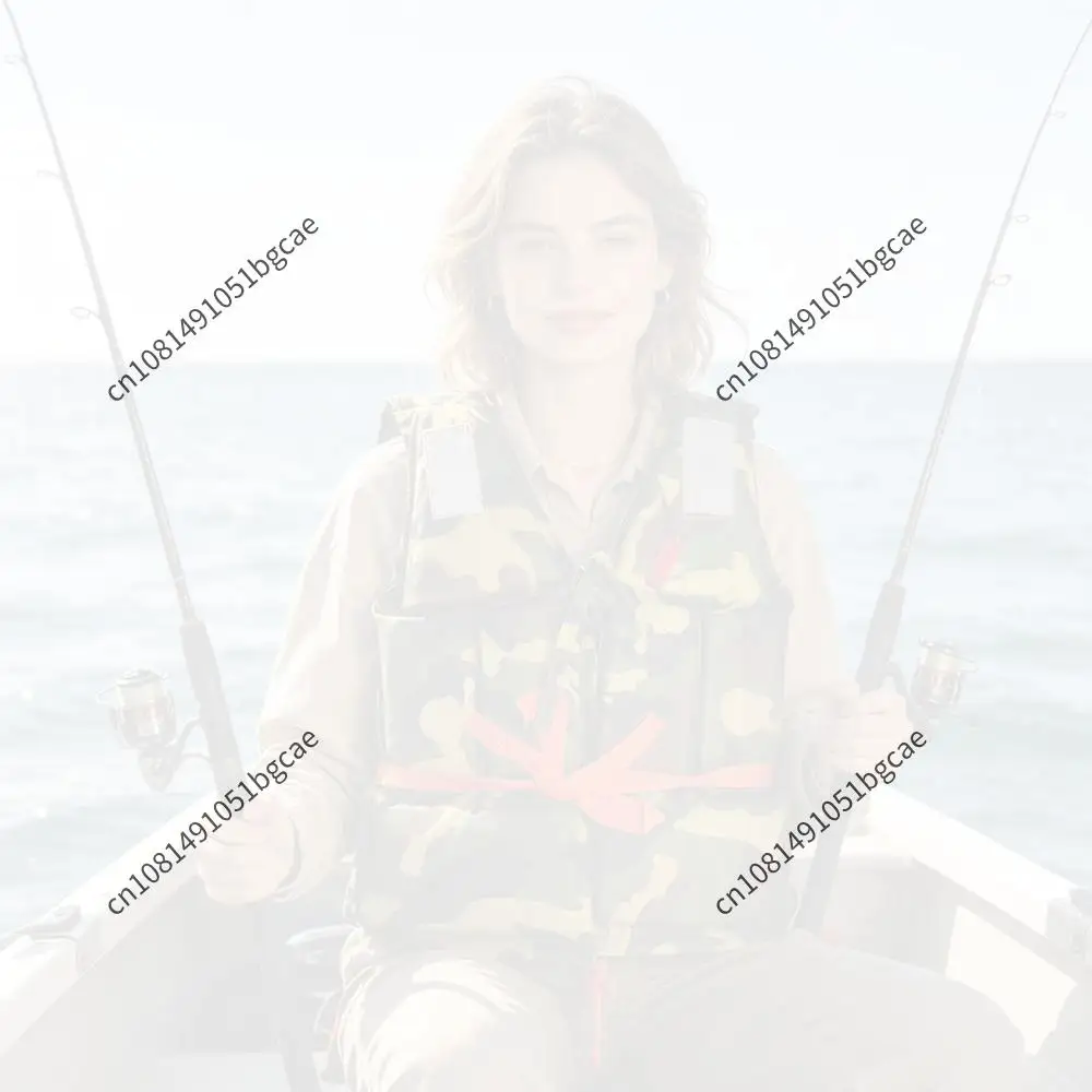 Fishing Swimming Life Vest with Whistle & Reflective Strips Swimming Buoyancy Device for Water Rescue Surfing and Boating Kayak