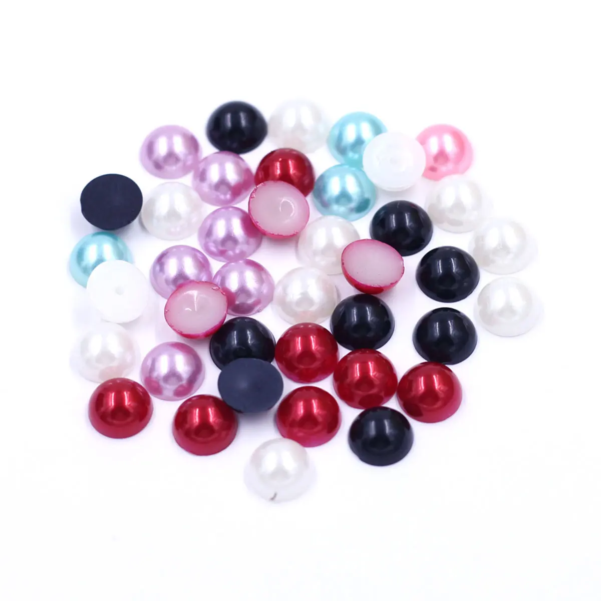 

Mixed Mini Resin Round Cameos Charm Cabochons 5/6mm/7mm Flatback Handmade Embelissement Crafts Accessories Nail Art Decoration