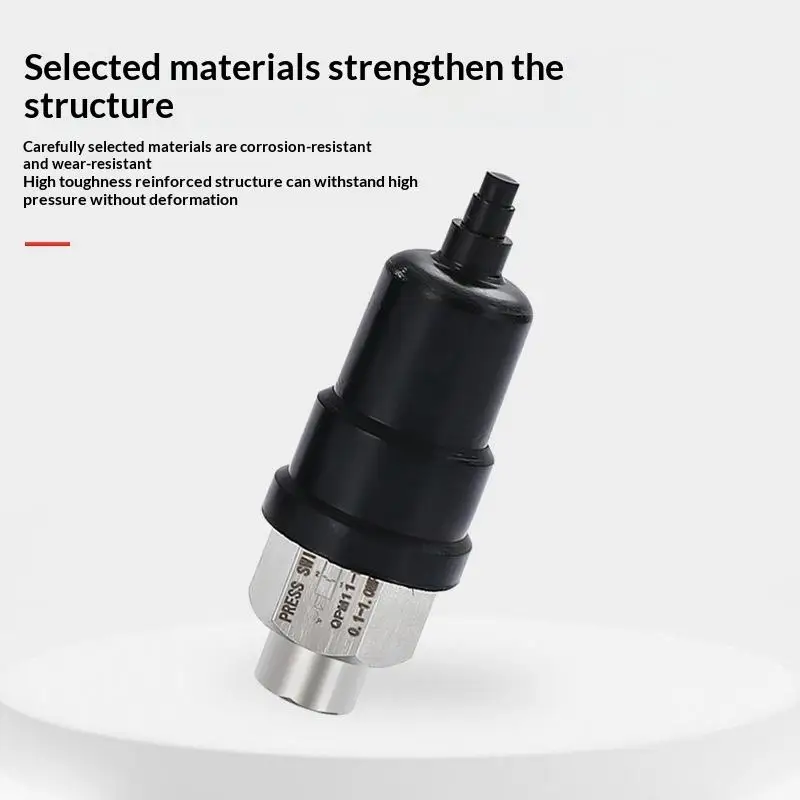 1Pcs QPM11 Air Pressure Switch G1/8 G1/4 Port NO NC 0.1‑1Mpa Adjustable Diaphragm Hydraulic Controller