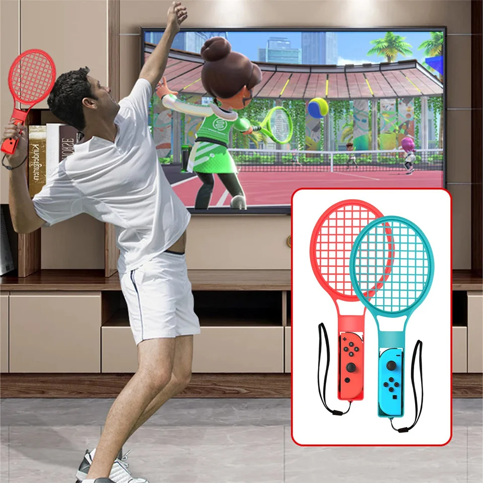 10 in 1 Switch Sports Accessories Bundle for Nintendo Switch Oled Game Sports Accessories Kit with Golf Clubs Golf Clubs