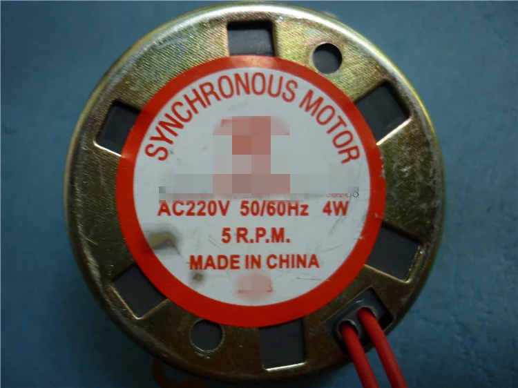 1PC TYD49 CW/CCW Round Claw-Pole Permanent Magnet Synchronous Motor 49TYD 220V 2.5RPM~ 33RPM Floor Fans Bobble Head