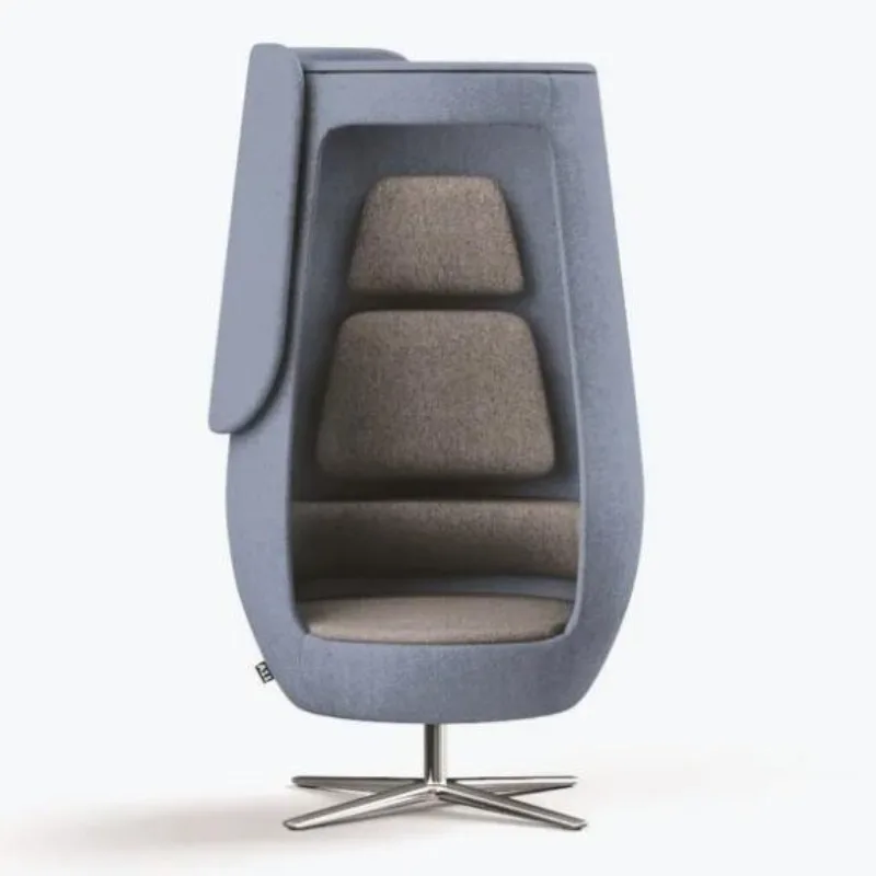 FRP Fabric Single Chair Light Luxury Hotel Lobby Reception Negotiation Leisure Chair