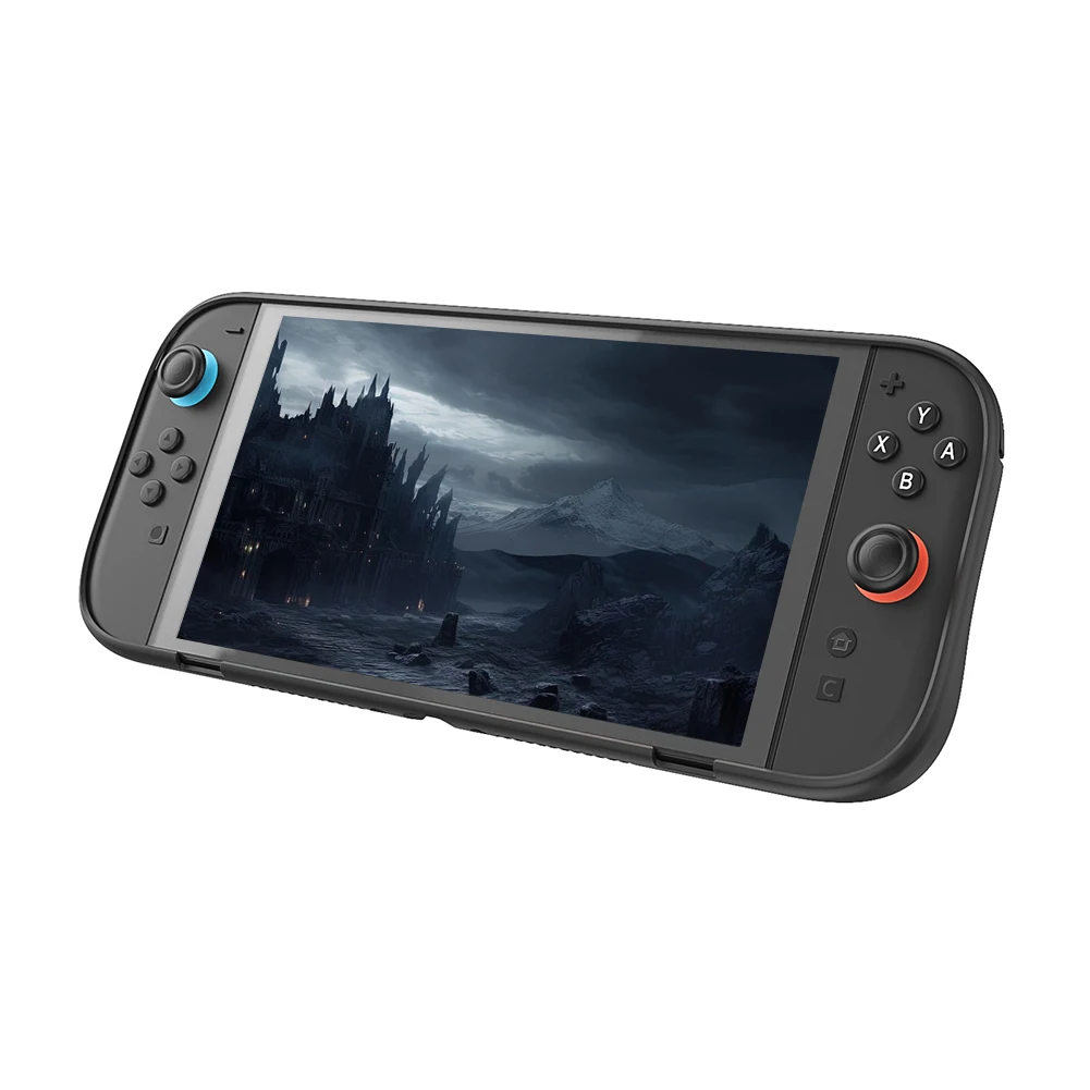 For Switch 2 Ergonomic Protection Cover Non-Slip Soft Handheld Console Shell Lightweight TPU Protective Case Game Accessories