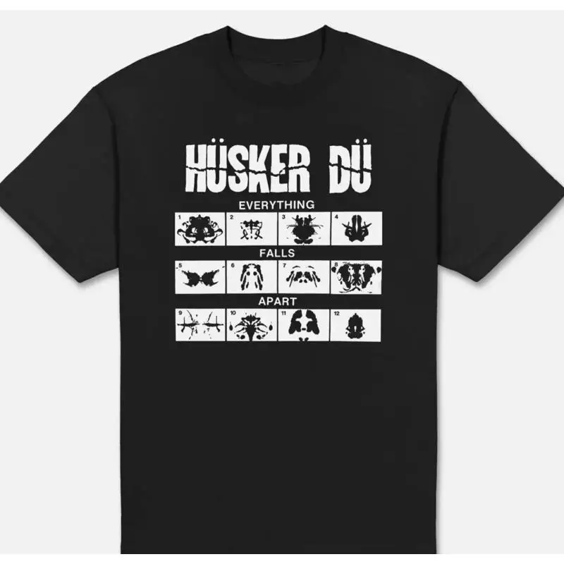 تي شيرت Vtg Husker Du Band الجديد بجميع المقاسات إلى 5XL