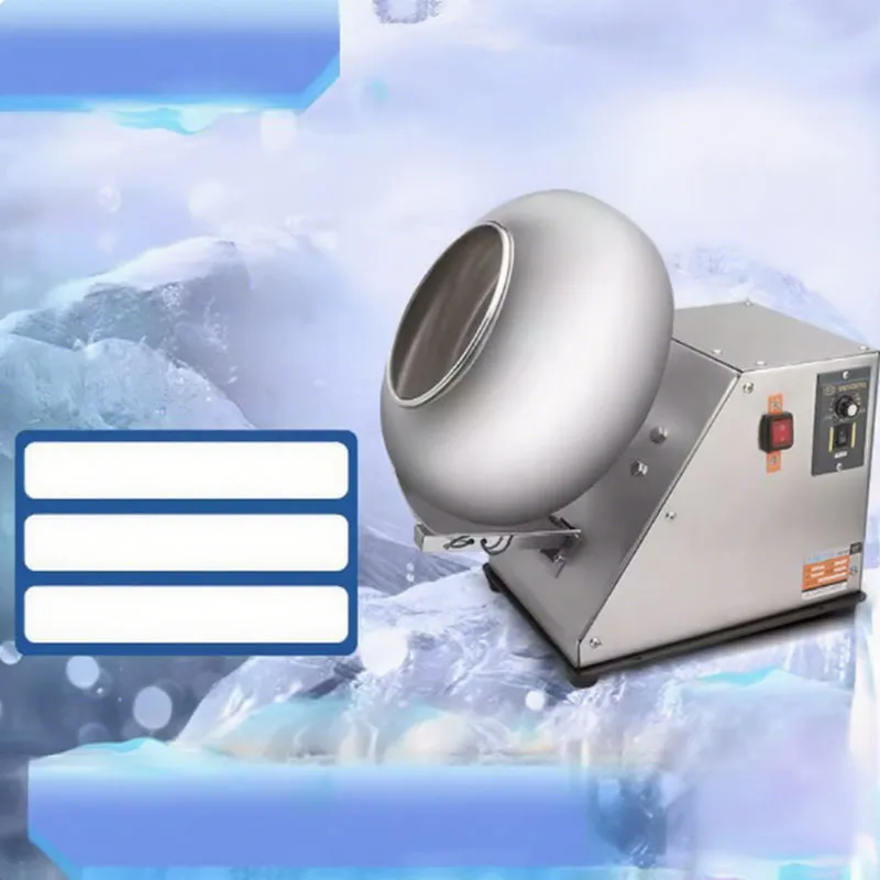 

Машина для нанесения шоколадного сахара, 30 см, роликовая коммерческая маленькая машина для нанесения покрытия конфет, машина для полировки покрытия шоколадной фасоли