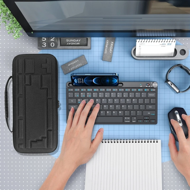 

EVA Keyboard Bag Travel Friendly for Up To 33.5x15x6.50cm Keyboards With Space For Mouse And Wire