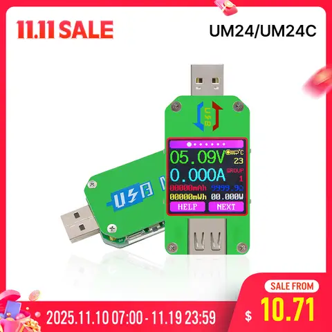 USB Multimeter UM24C LCD Test Device RD