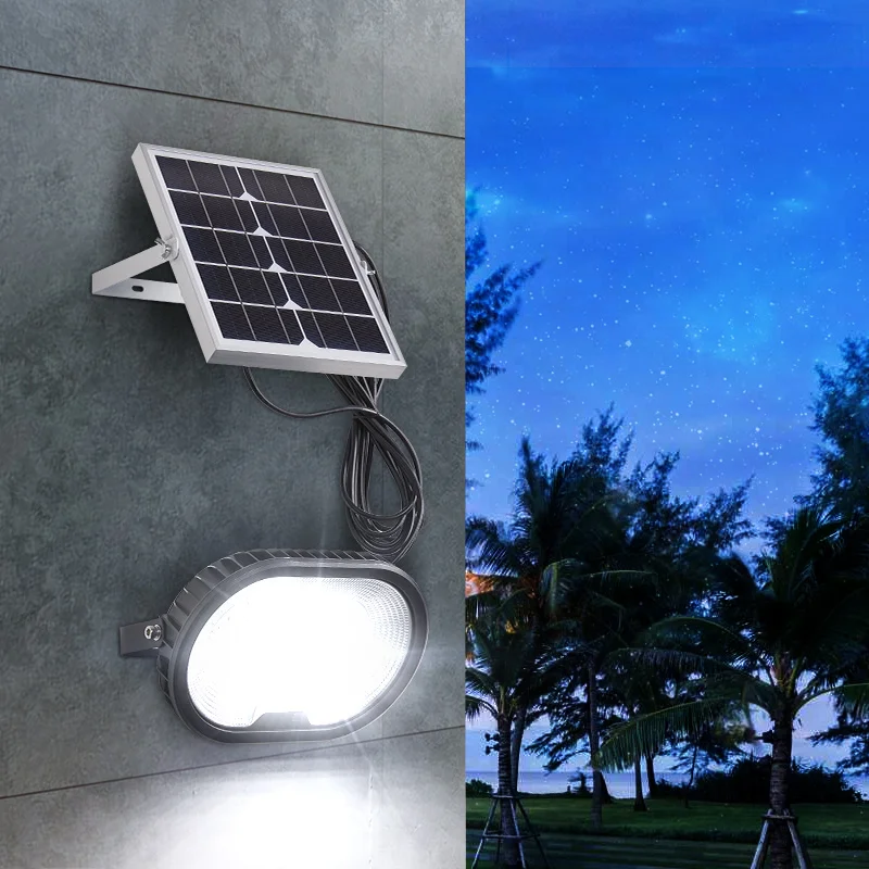 Solar Powered Outdoor Flood Lights, Waterproof, High-Power, Ultra Bright, Household, New rural Street Lights, Courtyard Light