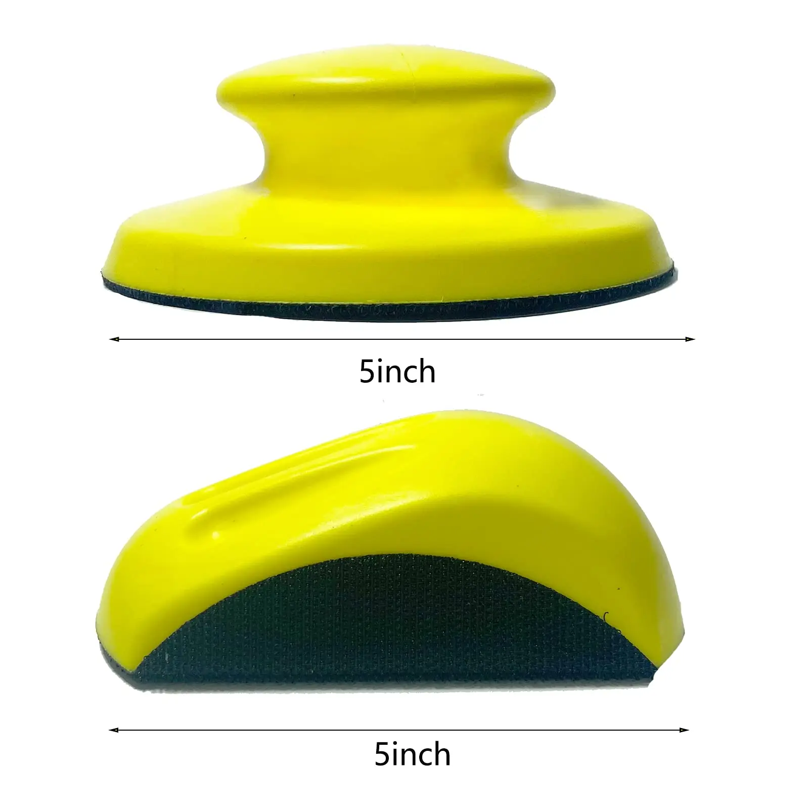 52Pcs Sandpaper 8 Hole 5inch Sanding Discs Hook and Loop 60-10000 Grits with Hand Block for Automotive Metal Polishing
