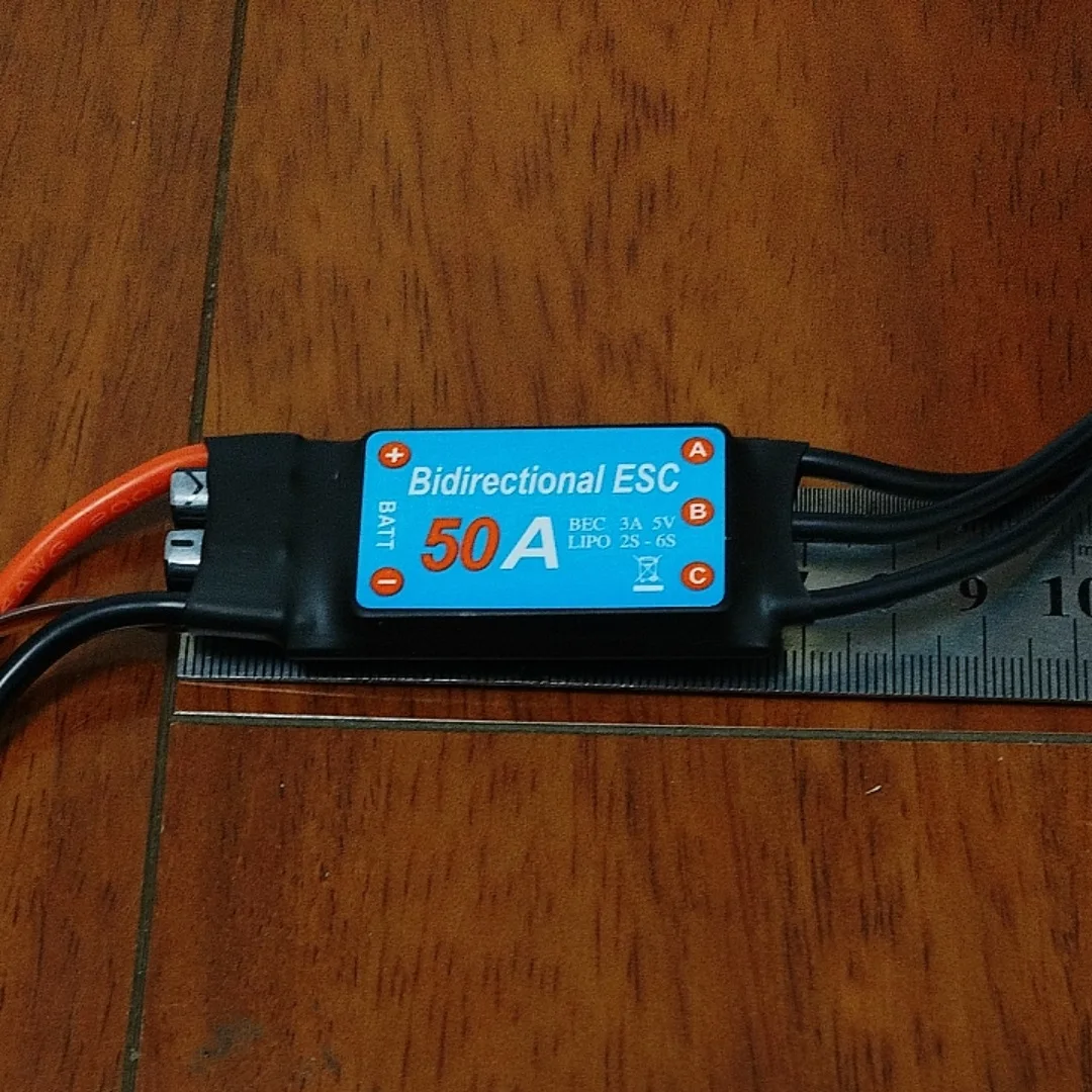 50A Brushless ESC Bidirectional Remote Control Ship Pneumatic Underwater Propeller for RC Model Boats