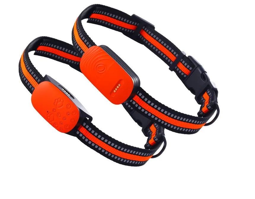 Long Distance Smart Pet Collar GPS Tracker IP67 Waterproof 4G Plastic For Cats Dogs With App Control