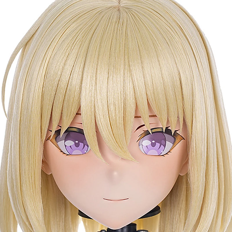 

(MEO027) Customize Handmade Full Head Lockable Crossdress Male to Female Japanese Cartoon Anime Game Character Kigurumi Mask