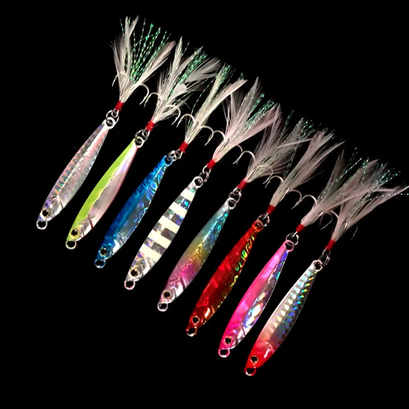 New Shore Casting Fishing Lure Bait Small Jigs Metal Jigbait Artificial Lures 7-20g Hard Baits 1 Piece Sale