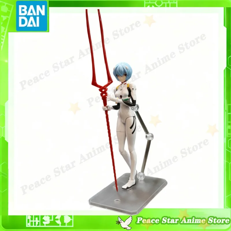 Bandai Original Anime Assemble Model Action Figure EVA 30MP REI AYANAMI Toys For Kids Christmas Gift Collectible Model Ornaments