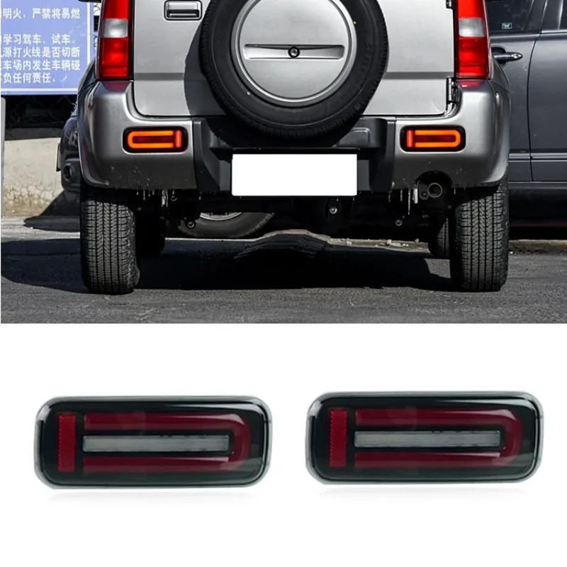 

1 Pair Car LED Tail Light Taillight For Suzuki Jimny JB43 2007-2017 LED Rear Running Light + Brake Lights + Dynamic Turn Signal