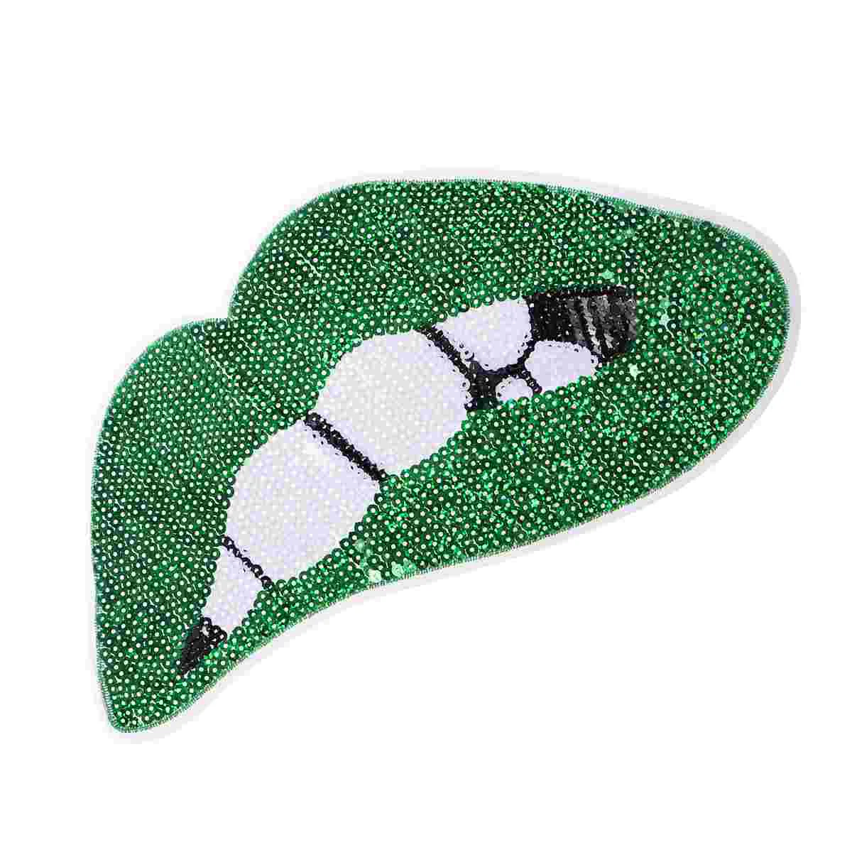 

Decorative Patches for Clothes Sewing Appliques Hole Badge Embroidery Lip Sequins