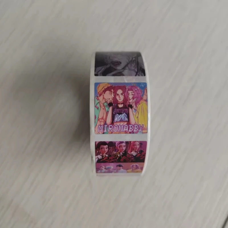 Kawaii 500 stks KPop Demon Hunters DIY Stickers Anime Verzegelde Label Decoratie Cartoon kinderen Party Snoep Stickers Speelgoed