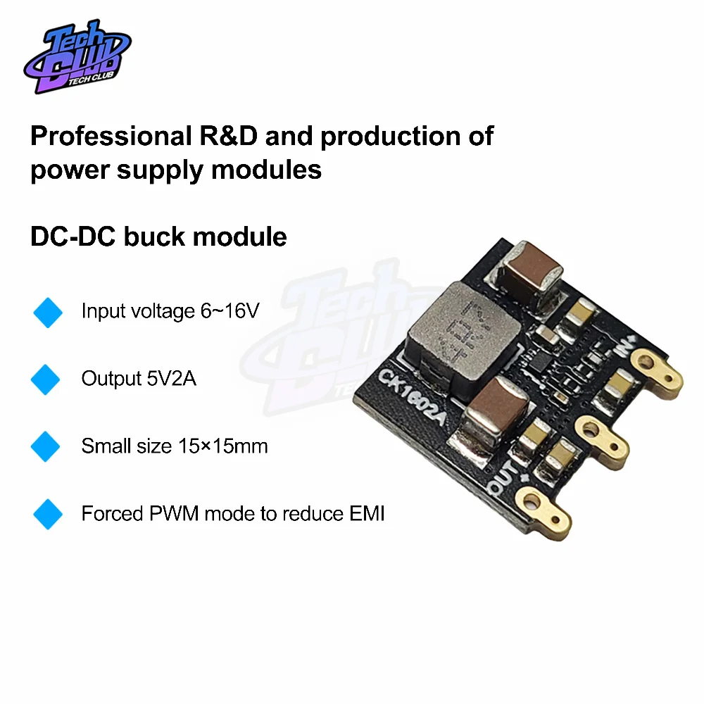 DC-DC 15V 12V 9V 7.4V to 5V 4A Step-down Buck Power Converter Charging Voltage Regulator Module Power Supply Accessories