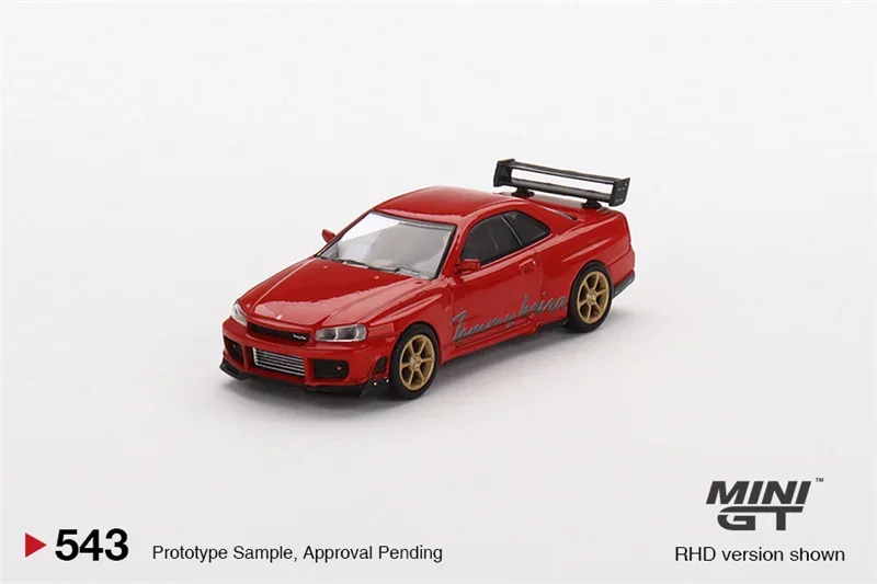 미니 GT 레드 RHD 모델 자동차, 토미카이라 R RZ 에디션, 1:64