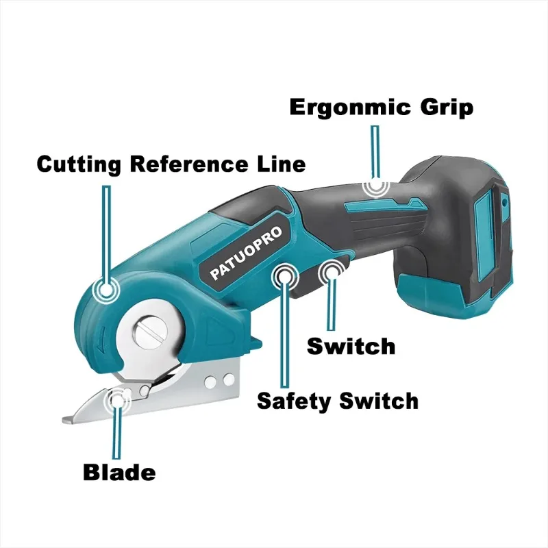 

【Trending】TX 6MM Electric Carpet Scissors Cordless Multi Functional Plastic Cutting Power Tool For Makita 18V Battery(No Battery