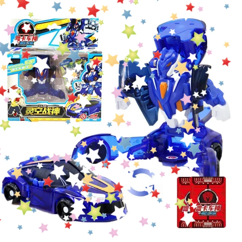 

Новый 2025ABS Turning Mecard Transformation автомобильные фигурки удивительный автомобиль боевая игра TurningMecard для детей деформирующие игрушки