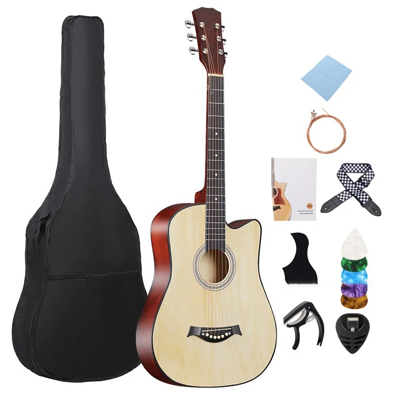 38 Inch Folk Guitar… - image