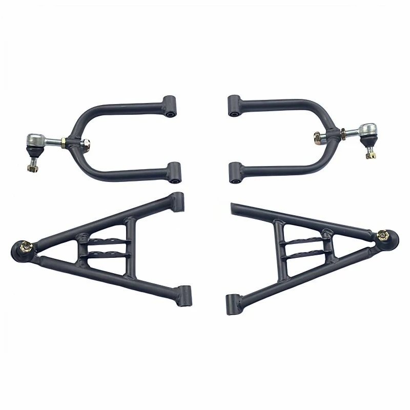 Modified electric vehicle kart accessories, beach car upper and lower rocker arms, front suspension swing arm with ball head