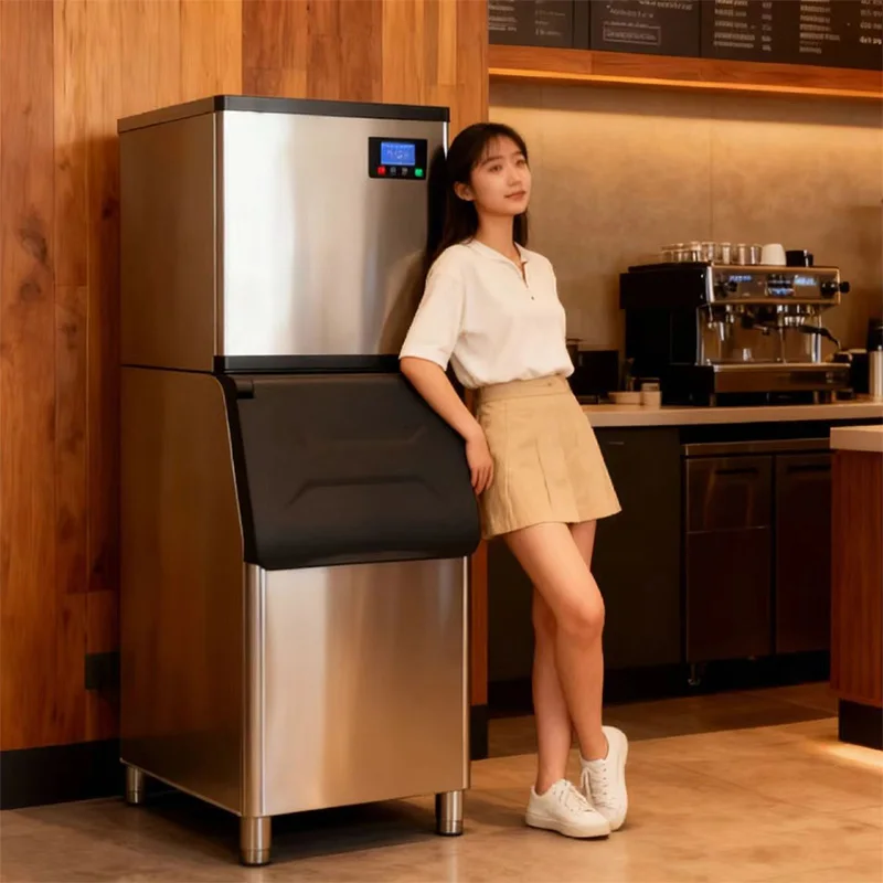 300kg/500kg/1000kg Ice Machine Factory Modular Big Capacity Cube Ice Maker Machine For Cold Drink Shop