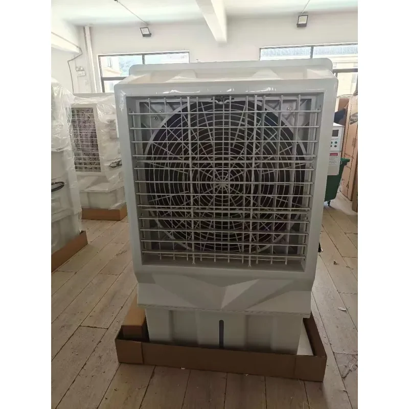 Powerful Portable Industrial Air Cooler with AC Motor Automatic Control LCD Display Remote Control Environmentally Friendly
