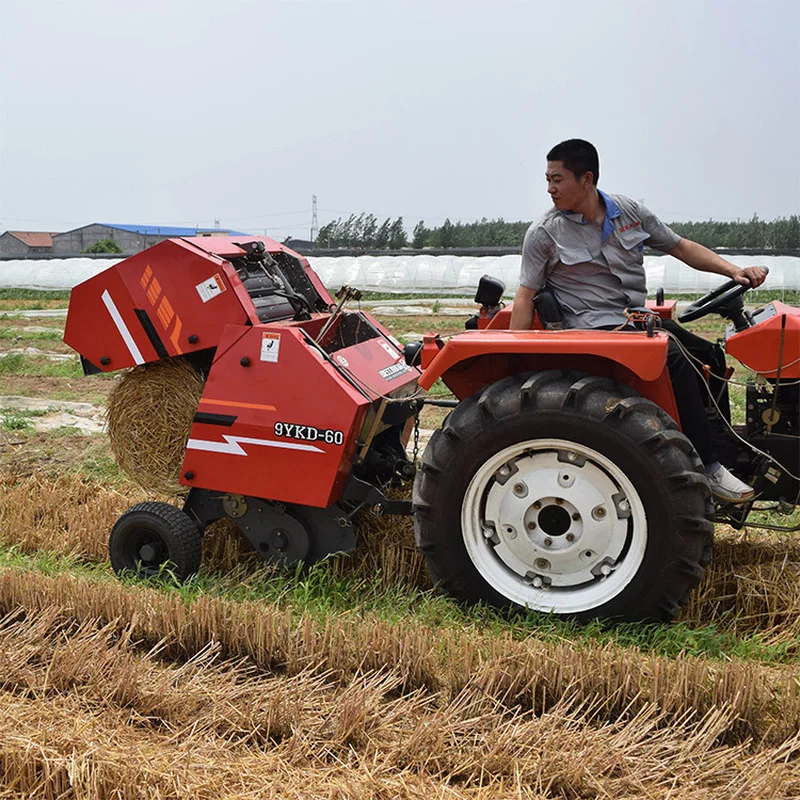 YG Pengepakan Otomatis Jerami dan Jerami Mini Roll Hay Baler Ce Bersertifikat Baler Bulat untuk Mesin Pengikat Jerami/Jerami/Husk/Rumput