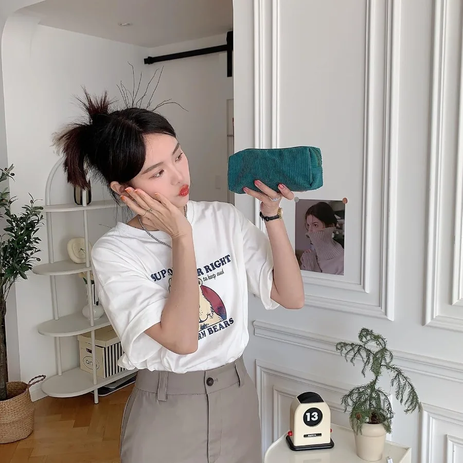 Милый эстетический пенал для студентов и: Многофункциональный органайзер для канцелярских принадлежностей со стильным дизайном Идеально подходит для школьного офиса