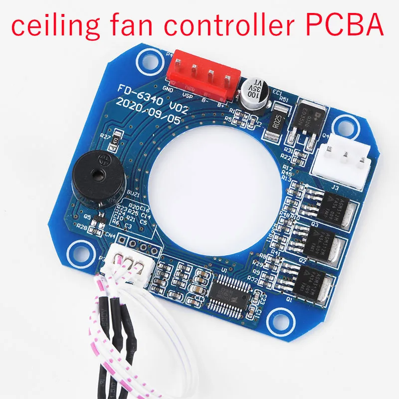 fan driver PCBA with remote control ceiling fan controller 12v dc brushless motor controller Power 40W floor fan bldc controller