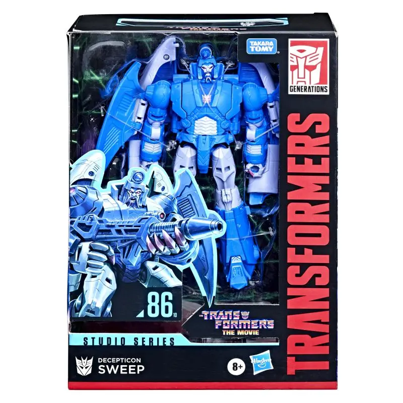 In Stock Hasbro Original 18cm Action Figure Transformers Studio Series SS86 Voyager Sweeps Collectible Model Toy Gifts