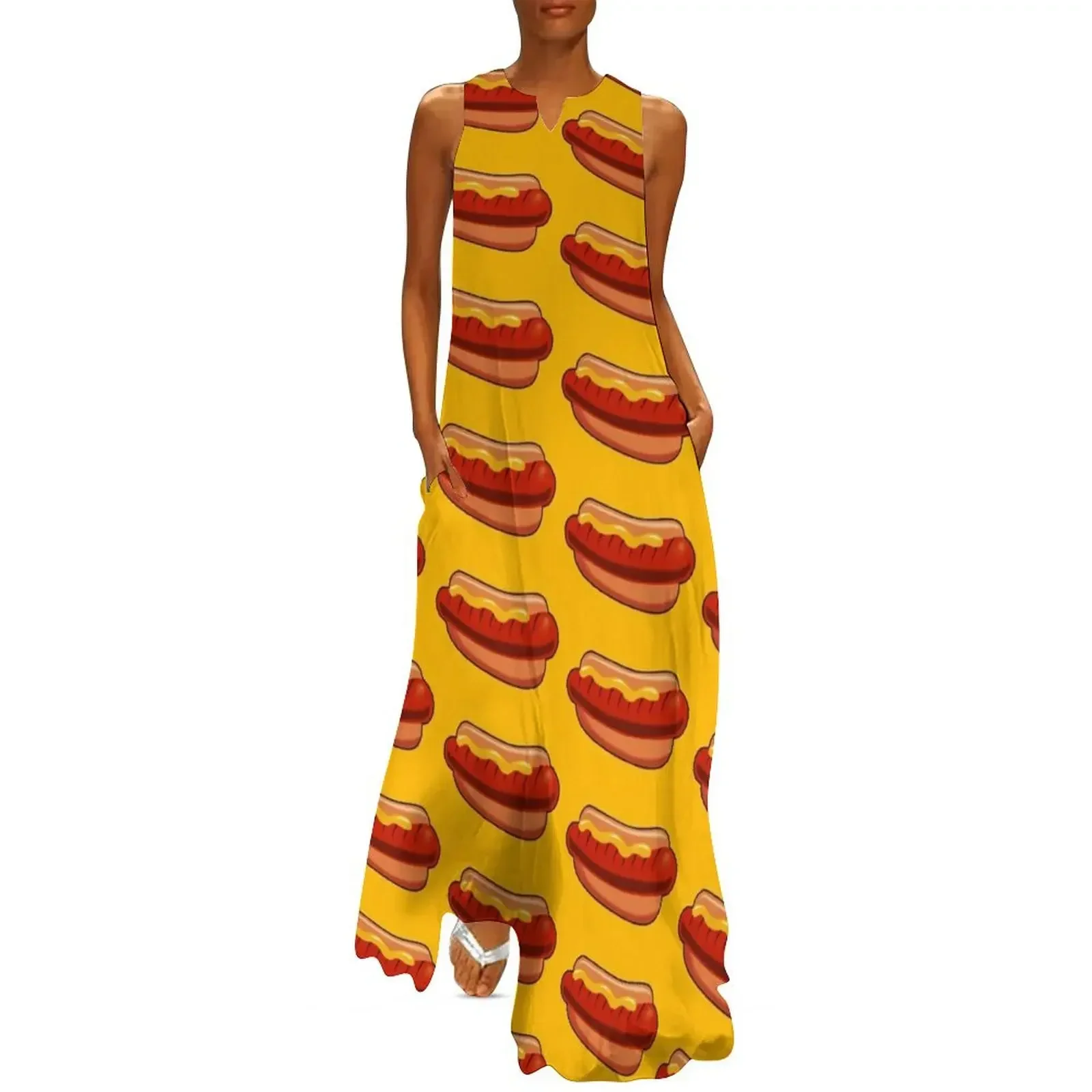 

Hot Dog Long Dress luxury woman evening dress dress women summer women's luxury party