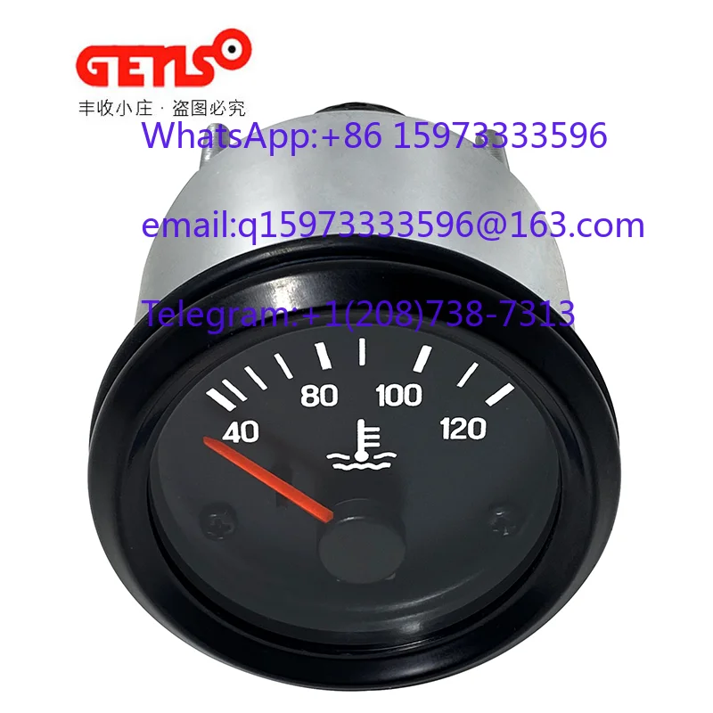 Engineering Machinery Pointer Gauge Water Temperature Oil Pressure Voltage Meter Diesel Engine Instrument Panel
