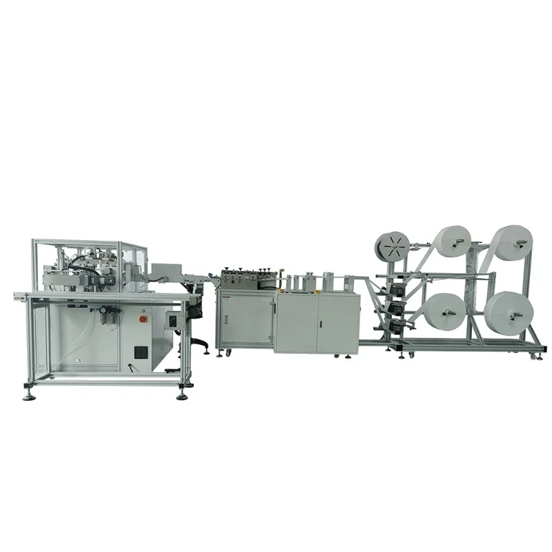 

Automatic mask machine elastic belt head-mounted outer ear belt positioning automatic mask machine factory