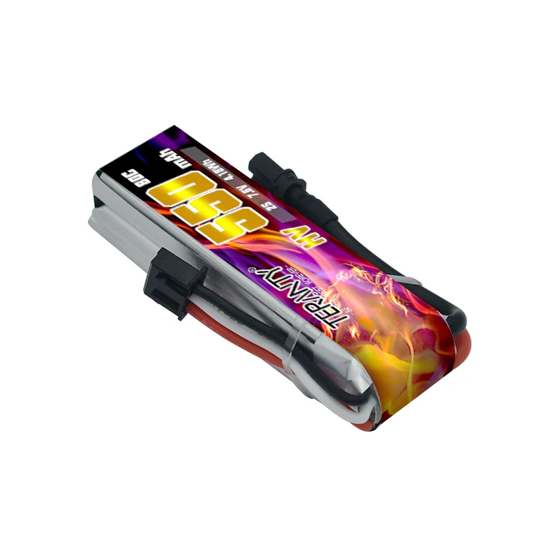1-10Pcs Upgraded TREANTY 550mAh 2S 7.6V 80C/160C HV Indoor Remote Control Traverse Model Drone FPV Tinyhawk Lipo Battery