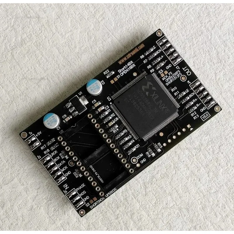 SAA7220-TDA1540 (or TDA1541) format conversion driver module V5, supports 384K