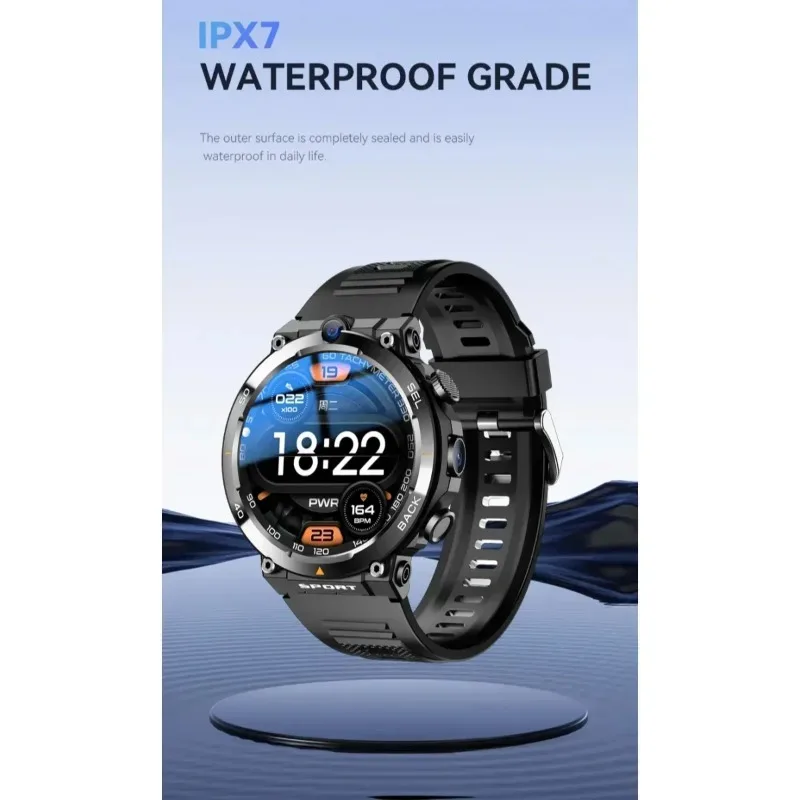 2025 H10 Smartwatch Android متوافق مع مكالمات الفيديو + بلوتوث واي فاي + GPS تتبع مزدوج تصميم مقاوم للماء للياقة البدنية WearableTech #5