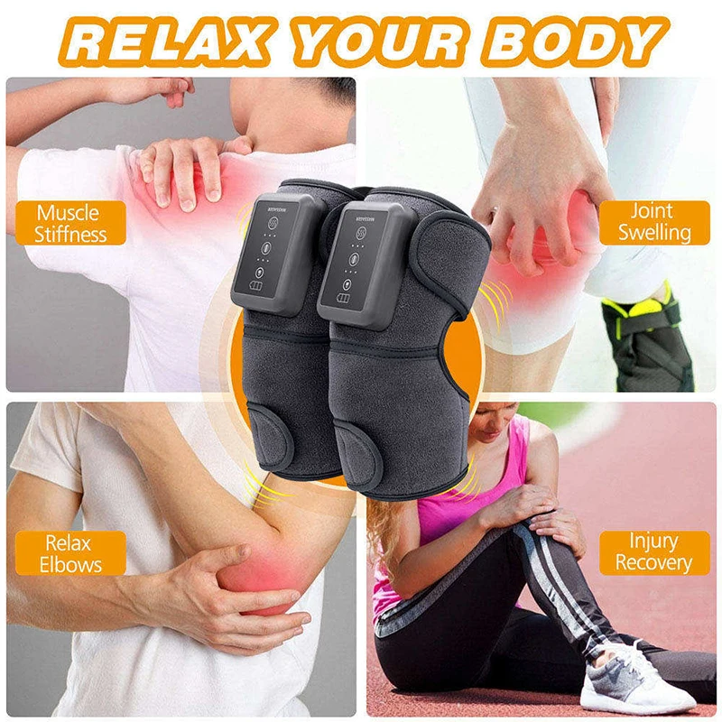 

Массажер для коленей, локтей и плеч с интеллектуальным беспроводным подогревом и электрической вибрацией для снятия боли по заводским ценам