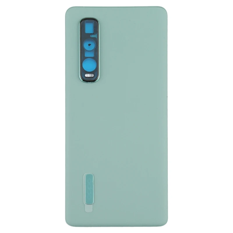 Задняя крышка аккумулятора из оригинального кожаного материала для OPPO Find X2 Pro CPH2025 PDEM30, запасные части для ремонта корпуса задней двери