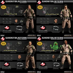 100% In Stock Original Mezco Toyz ONE:12 Collective Ghostbusters Deluxe Box Set Ray Egon Peter Winston Action Figures Model Toys