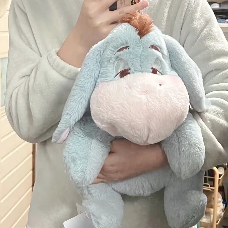 Eeyore-llaveros de peluche de dibujos animados para niños, muñeco de peluche de lechón rosa, colgante de peluche de Anime de 30Cm, regalos de navidad