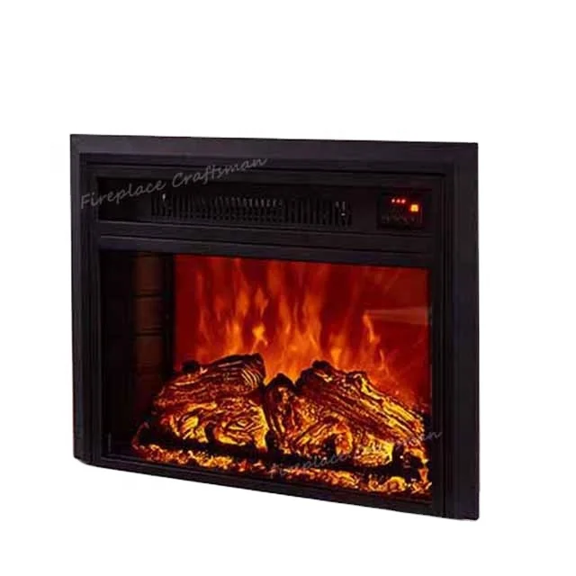 Las mejores ideas de diseño de suite de chimenea eléctrica montada en superficie empotrable de pared de 60 pulgadas negras debajo de la TV o con repisa
