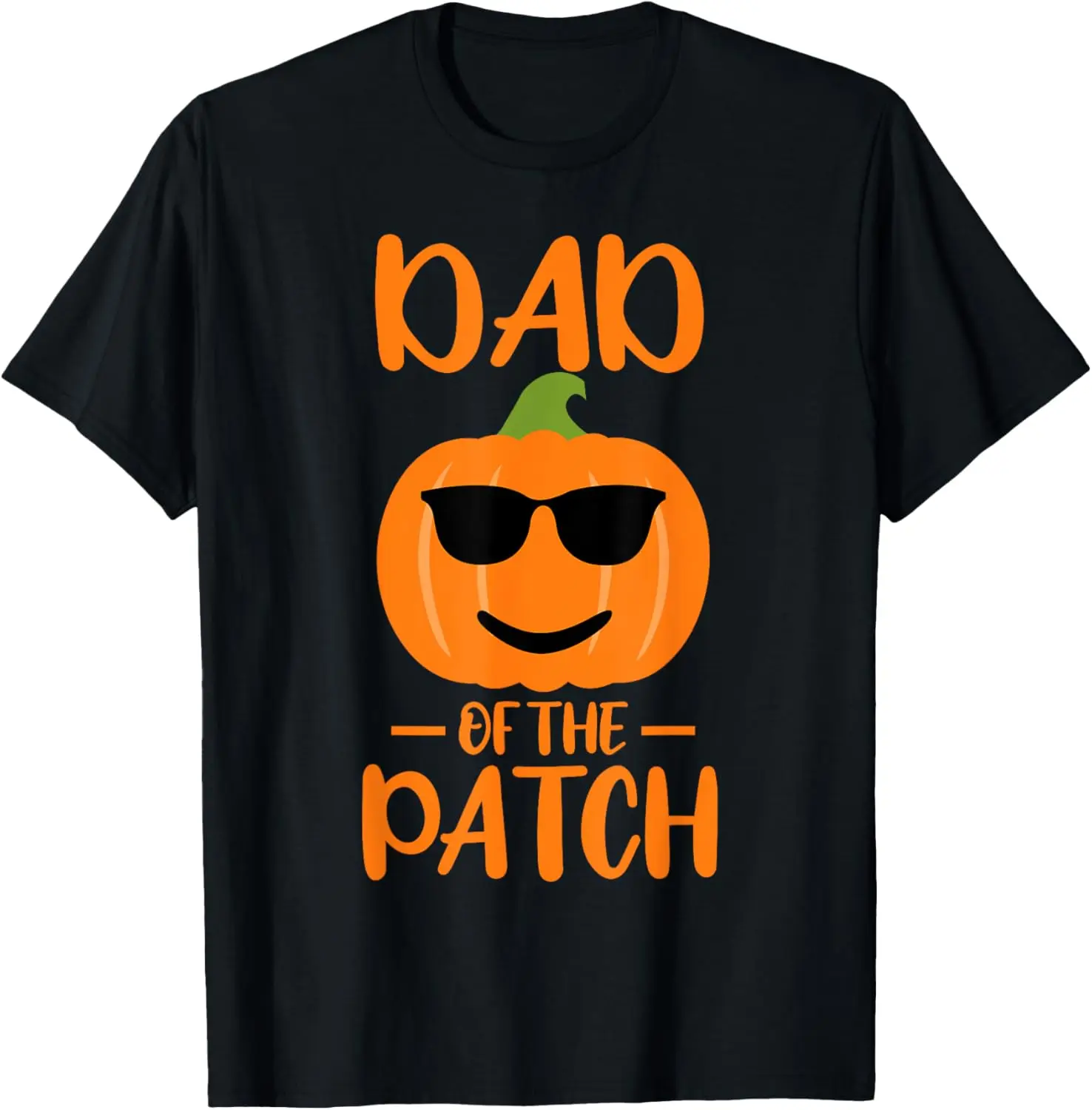 Pumpkin Dad of the Patch Funny Halloween Family Matching T-Shirt