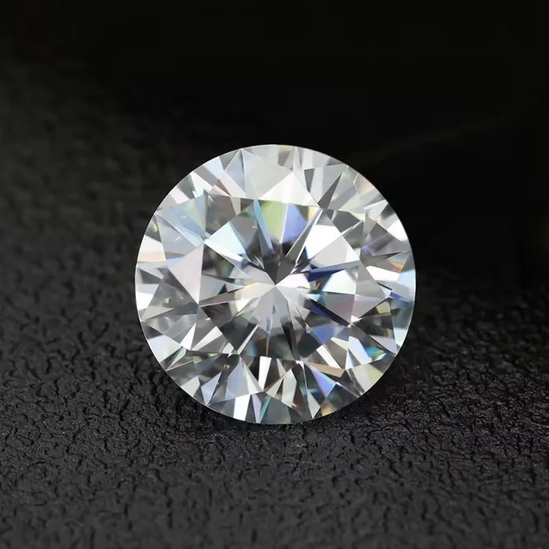 Wholesale Small Size White Moissanite 0.5ct 5.0mm Certified Moissanite Stones For Jewelry Making/Collection/Gift VVS Loose Stone